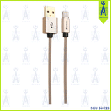 VERBATIM MICRO USB LIGHTNING IPHONE CABLE 120CM GOLD 64990