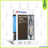 VERBATIM SYNC & CHARGE MICRO USB CABLE 120 CM 65277