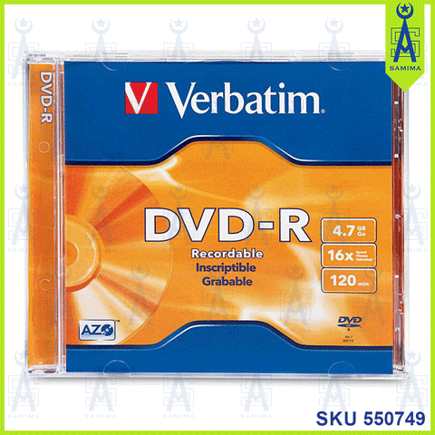 VERBATIM  DVD-R 4.7 GB 16X 120 MIN 1'S 95093