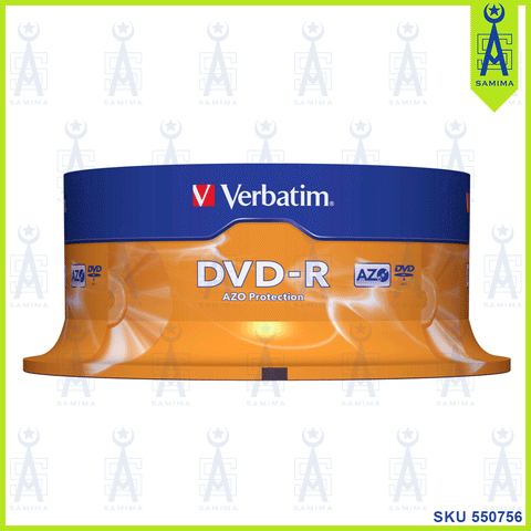 VERBATIM DVD-R 4.7GB 120MIN 10 PCS /SPND ORANGE
