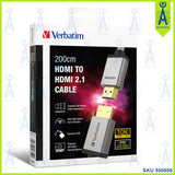 VERBATIM HDMI TO HDMI 2.1 CABLE 2M 66319