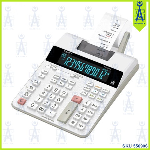 CASIO PRINTING CALCULATOR REPRINT & CHECK FR-2650