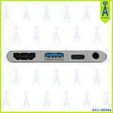 VERBATIM TYPE C HUB 4 IN 1 PD CHARGING 66347