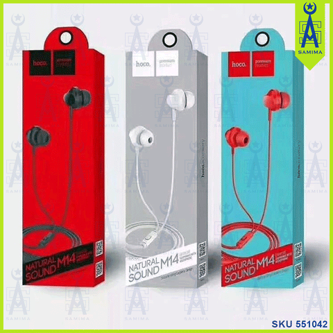 HOCO M14 NATURAL SOUND UNIVERSAL EARPHONES W MIC