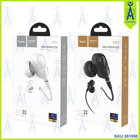 HOCO M62 DUAL MOVING COIL (EARPHONES WITH MIC)