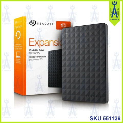 SEAGATE 1 TB PORTABLE EXTERNAL HARD DRIVE USB 3.0