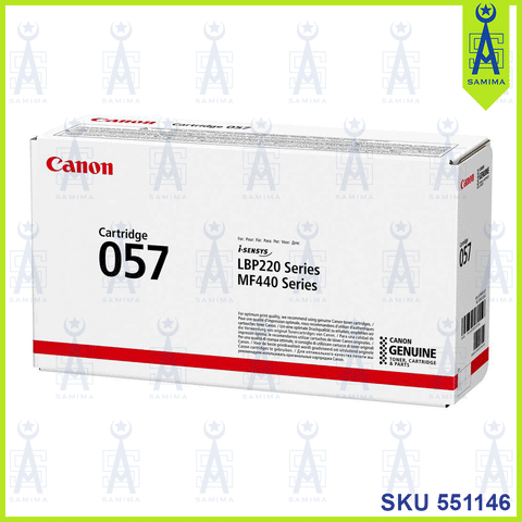 CANON 057 BLACK CARTRIDGE TONER