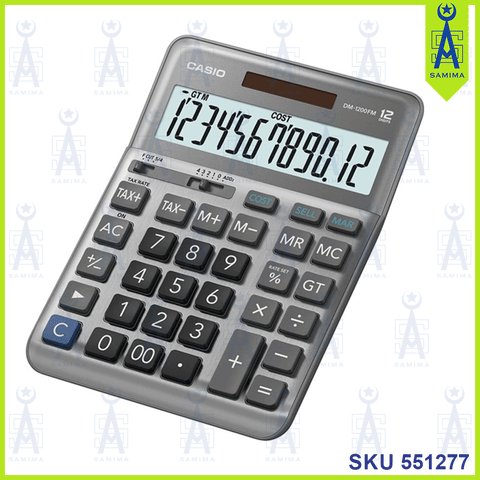 CASIO DM-1200FM BUSINESS TAX CALCULATOR