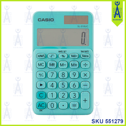 CASIO SL-310UC MINI TAX CALCULATOR 10 DIGIT ASST CO