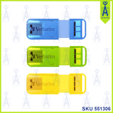 VERBATIM 32GB POPUP USB 2.0 PENDRIVE 3'S 66761