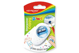 KEYROAD SHARPENER W/ ERASER B/CARD KR971288