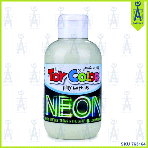 TOY COLOR SUPERWASHABLE NEON TEMPERA 250 ML