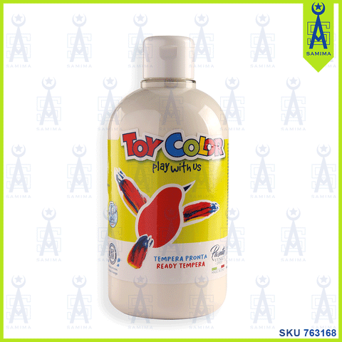 TOY COLOR SUPERWASHABLE TEMPERA 500 ML WHITE