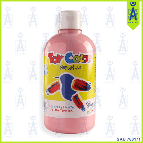 TOY COLOR SUPERWASHABLE TEMPERA 500 ML PINK