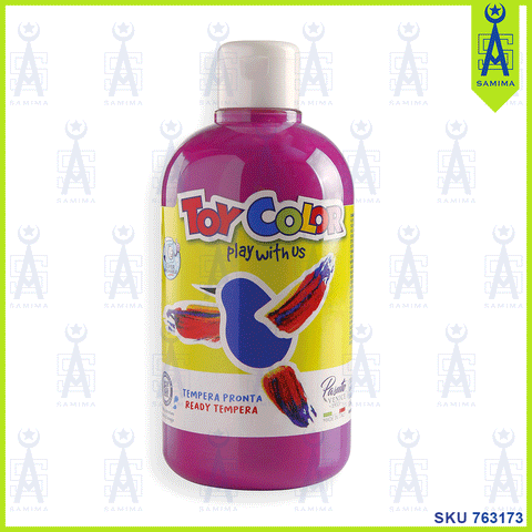 TOY COLOR SUPERWASHABLE TEMPERA 500 ML MAGENTA