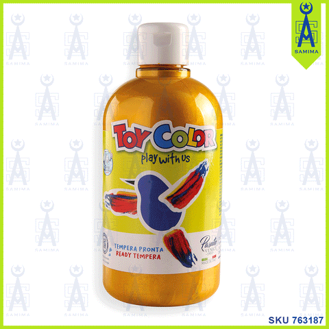 TOY COLOR SUPERWASHABLE TEMPERA 500 ML GOLD