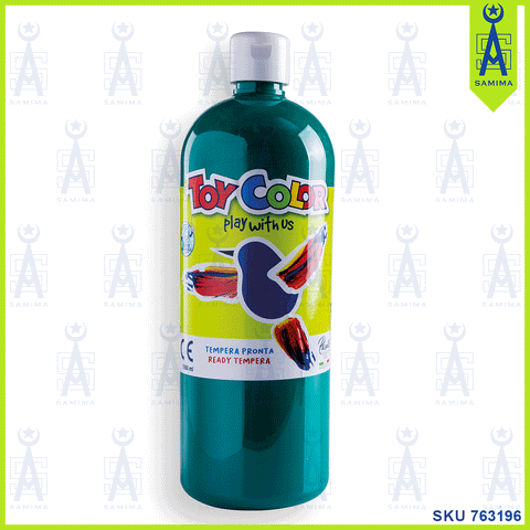 TOY COLOR SUPERWASHABLE TEMPERA 1000ML EMRLD GREEN