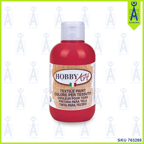 TOY COLOR TEXTILE PAINT BOTTLE 50ML CARMINE RED