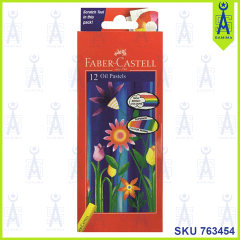 FABER CASTELL 523212 OIL PASTELS 12'S