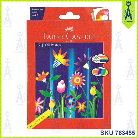 FABER CASTELL 533224 OIL PASTELS 24 'S