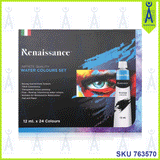 RENAISSANCE WATER COLOUR SET 12ML X 24COLOURS