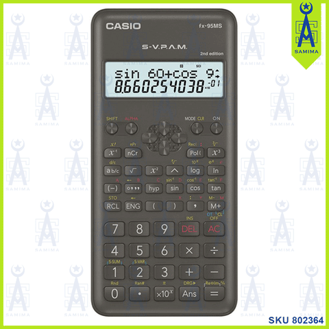 CASIO SCIENTIFIC CALCULATOR 2ND EDITION FX-95MS OR