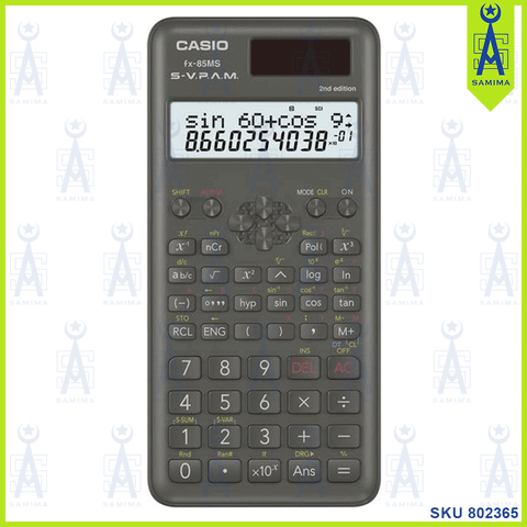 CASIO FX-85MS SCIENTIFIC CALCULATOR 2ND EDITION