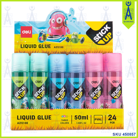 DELI  A21200 STICK UP COLOUR LIQUID GLUE 50ML