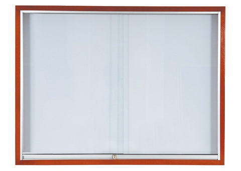 Sliding Glass Cabinet – Wooden Frame