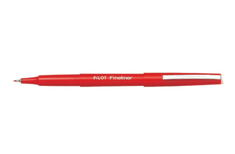 PILOT FINELINER RED PEN
