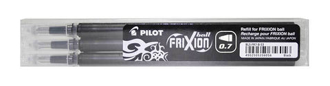 PILOT FRIXION REFILL BLACK BLS-FR7