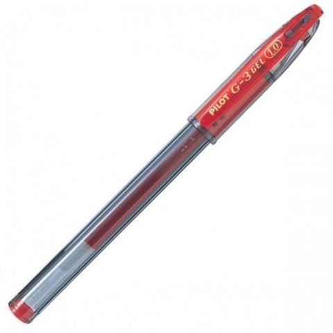 PILOT G-3 BROAD 1.0 ROLLER BALL PEN RED