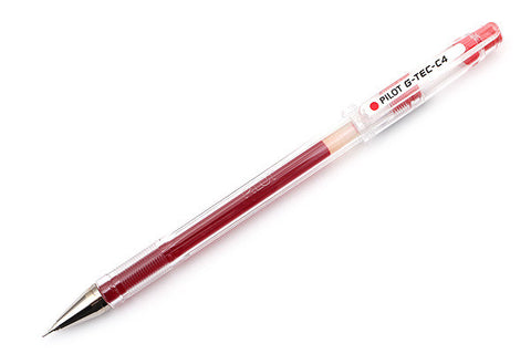 PILOT G-TEC-C4 RED PEN 0.4