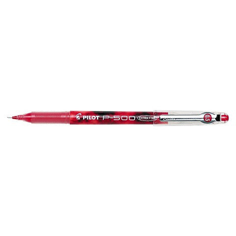 PILOT P500 EXTRA FINE 0.5 RED PEN