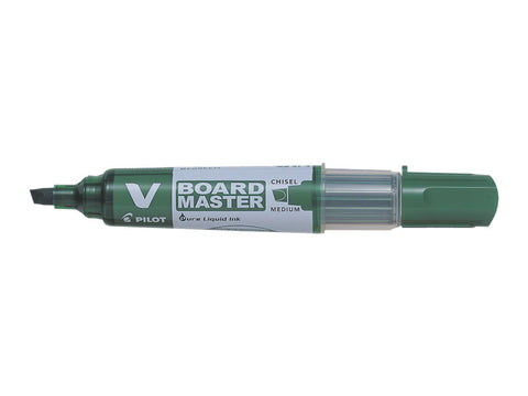 PILOT PILOT V WYTEBORD MARKER MASTER CHISEL GREEN