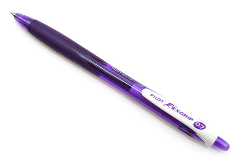 PILOT REXGRIP 0.7 BLUE PEN (PURPLE)