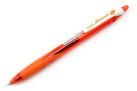 PILOT REXGRIP BLUE PEN 0.7 (ORANGE)