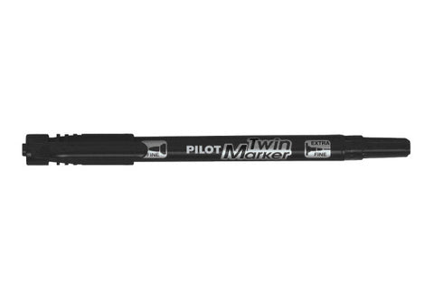 PILOT TWIN MARKER S-FINE BLACK