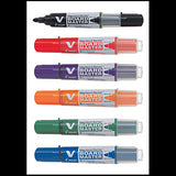 PILOT V BOARD MASTER MARKER 6 MARKER + 4 REFILL