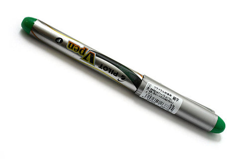PILOT V INK GREEN PEN