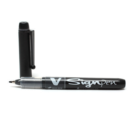 PILOT V SIGN PEN BLACK