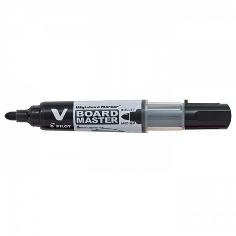 PILOT V WYTEBORD MARKER MASTER BULLET BLACK