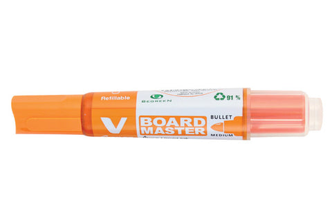PILOT V WYTEBORD MARKER MASTER BULLET ORANGE