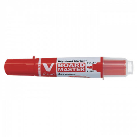 PILOT V WYTEBORD MARKER MASTER BULLET RED