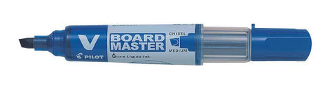 PILOT V WYTEBORD MARKER MASTER CHISEL BLUE