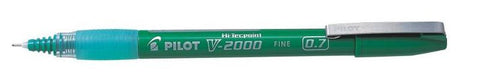 PILOT V-2000 FINE GREEN PEN 0.5