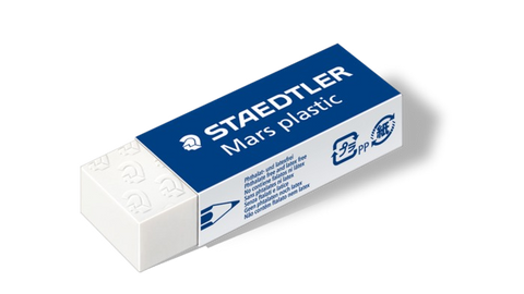 STAEDTLER MARS PLASTIC ERASER 6'S