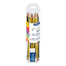 STAEDTLER  NORIS COL PENCIL,ERASER,2B 61SET2