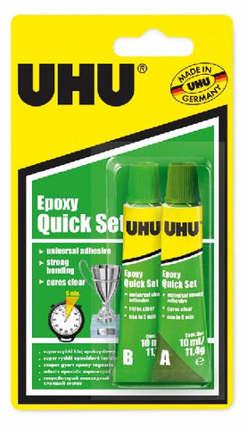 UHU EPOXY QUICK SET 2 X10 ML