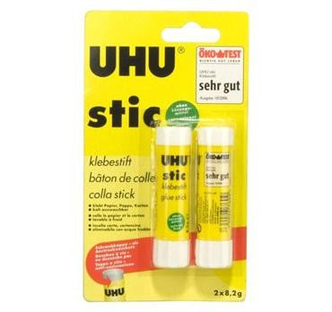 UHU GLUE STICK SET 8.2G X 2'S